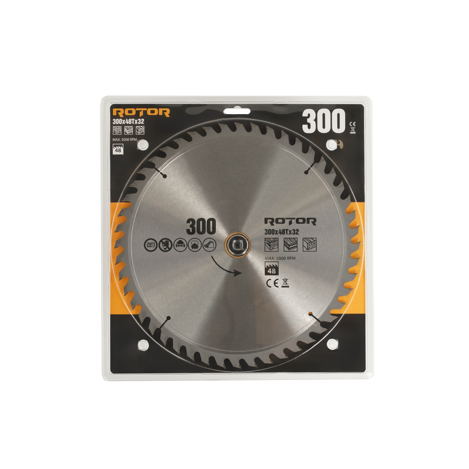 300X32 48T disc de taiat lemnul ROTOR Innovative ReliableTools