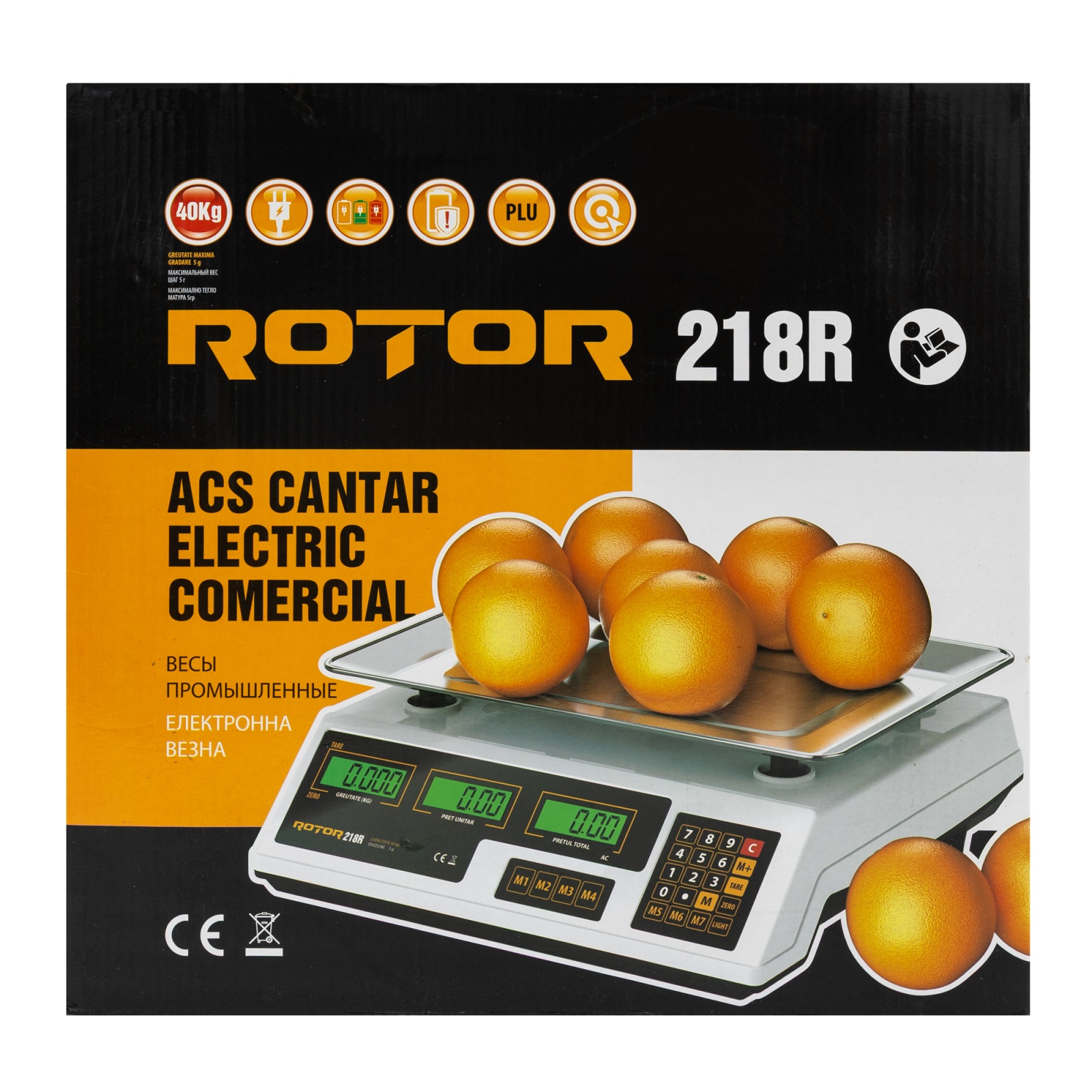 R218B Cantar cu baterie 4V reincarcabila ROTOR Innovative ReliableTools