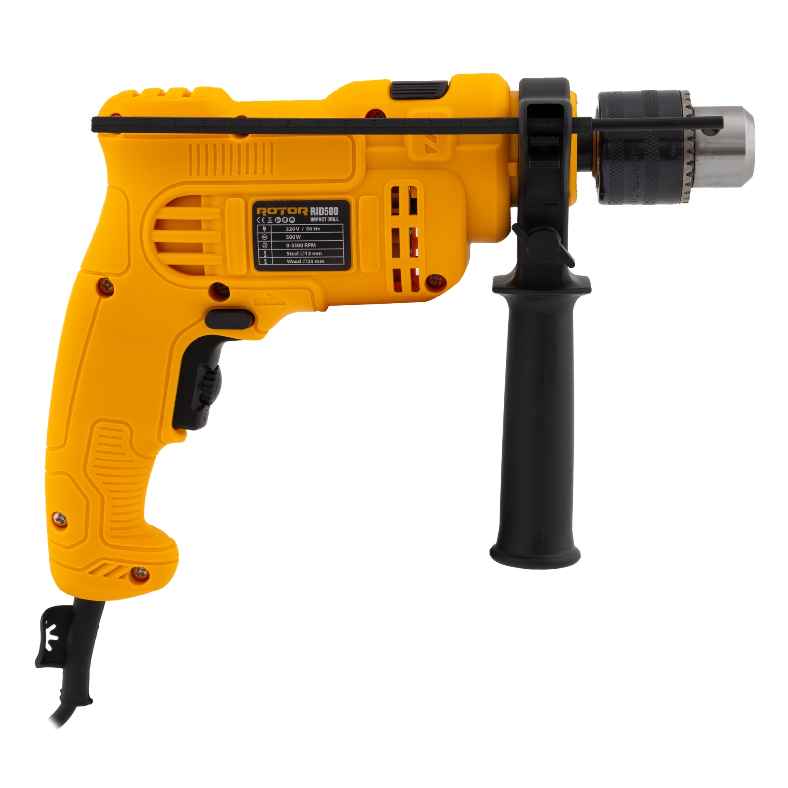 Bormasina , ROTOR RID500 , 500W , Mandrina 13 mm Innovative ReliableTools