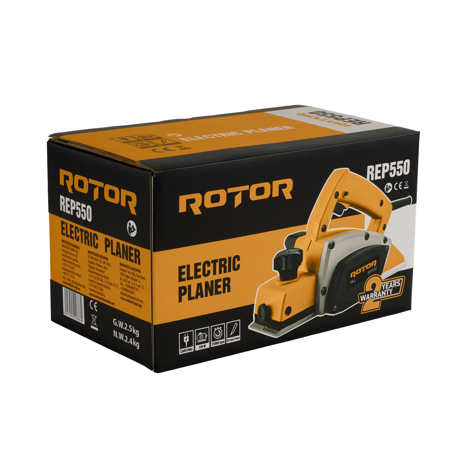 Rindea electrica ROTOR REP550, 15000 ROT/MIN Innovative ReliableTools