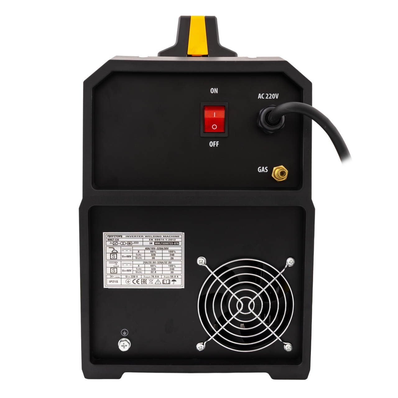 Aparat de sudura, 320 A, 1.6-4 mm, ROTOR, MIG -320A Innovative ReliableTools