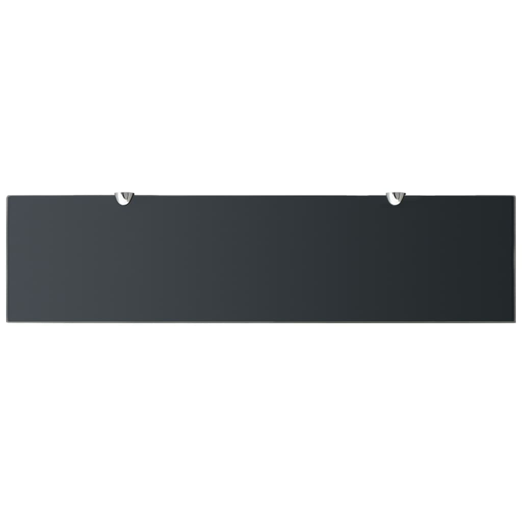 Rafturi suspendate, 2 buc., 80 x 20 cm, sticlă, 8 mm GartenMobel Dekor