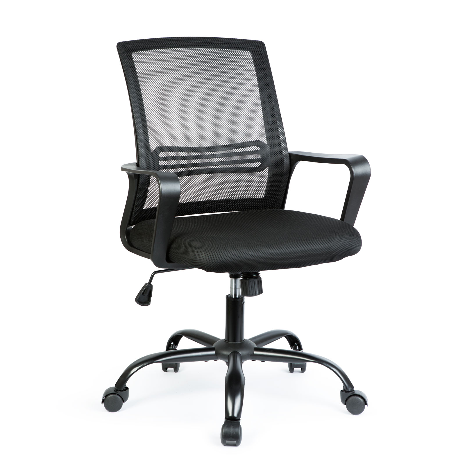 Scaun de birou ergonomic cu brațe fixe, gri, 70 x 51 / 52 x 50 cm Best CarHome