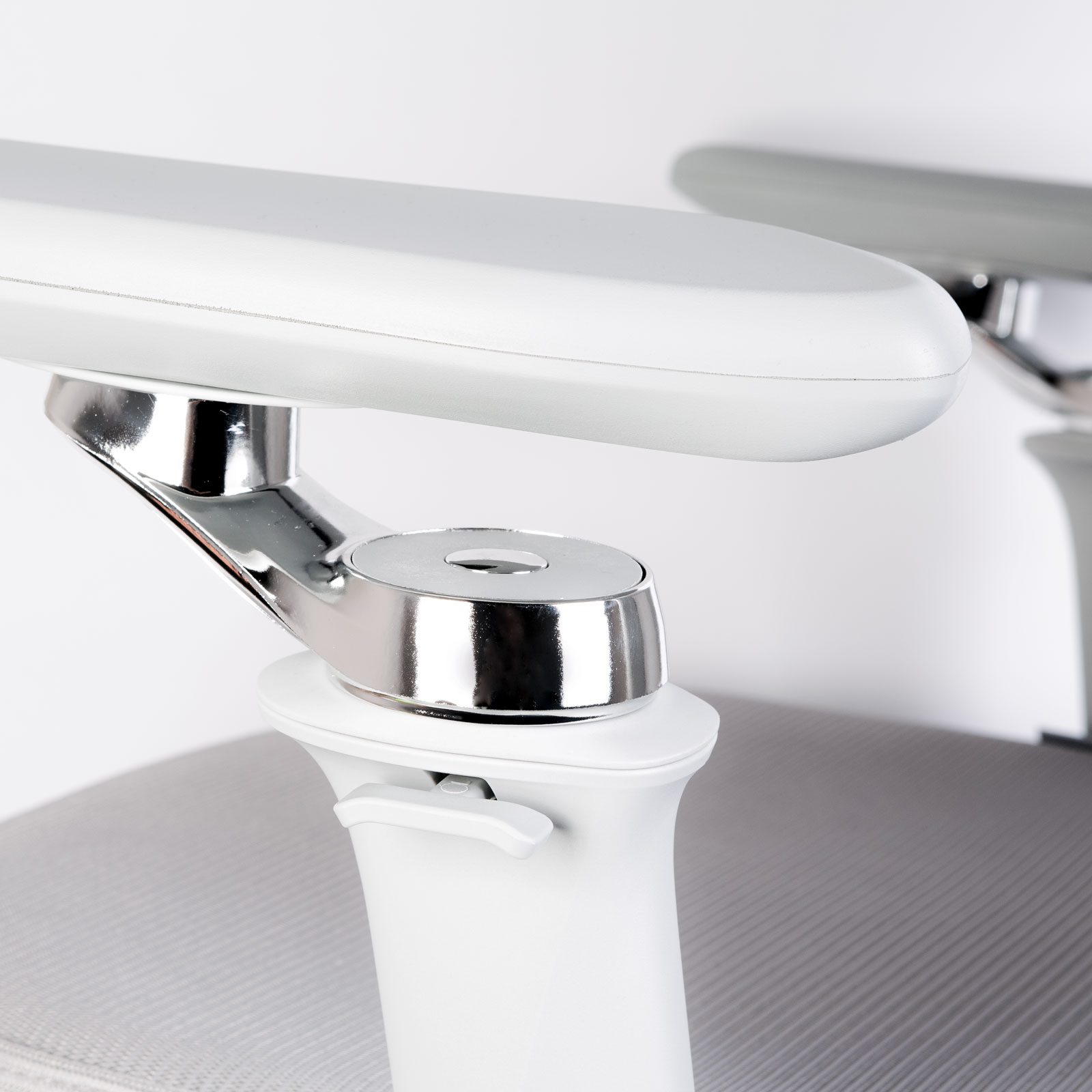 Scaun de birou ergonomic cu brațe reglabile, tetieră și suport pentru picioare, gri Best CarHome