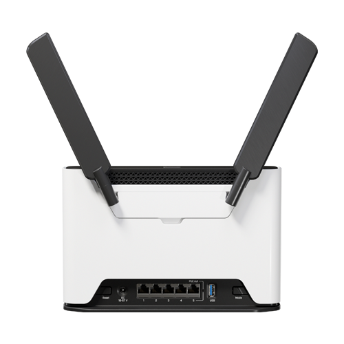 AP AX3600 Chateau PRO WiFi6, 2.4/5 GHz, 4 x RJ45 Gigabit, 1 x RJ45 Gigabit PoE OUT, NAND - MikroTik H53UiG-5HaxQ2HaxQ SafetyGuard Surveillance