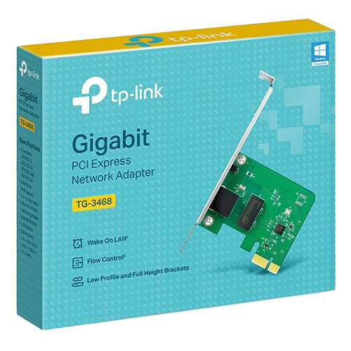 Adaptor retea Gigabit PCI Express TP-Link TG-3468 SafetyGuard Surveillance