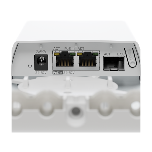 MediaConverter Fibra - Cupru, 2 porturi Gigabit, PoE-IN, SFP 2.5G, IP55 - MikroTik FTC21 SafetyGuard Surveillance