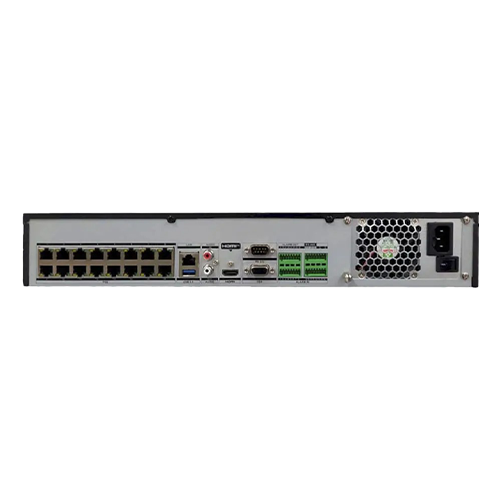 NVR 4K 8MP Hikvision, AcuSense, total 32 canale max. 12MP, 16 porturi PoE, Alarma, 4xSata - DS-7732NXI-K4-16P(Alarm16+9) SafetyGuard Surveillance