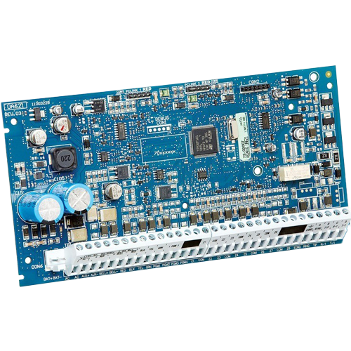 Placa centrala SERIA DSC POWER NEO 6 zone extensibila la 16 zone, 2 partitii - DSC HS2016PCBE SafetyGuard Surveillance