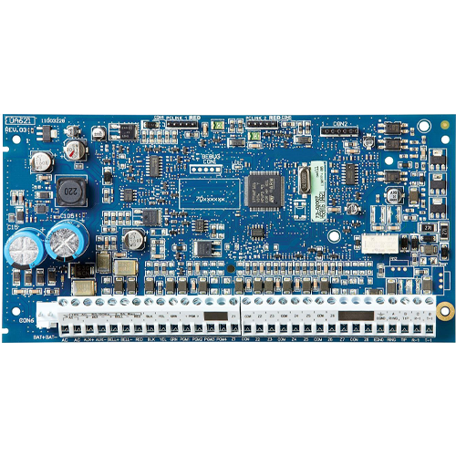 Placa centrala SERIA DSC POWER NEO 6 zone extensibila la 16 zone, 2 partitii - DSC HS2016PCBE SafetyGuard Surveillance
