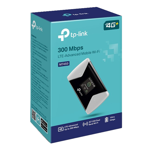 Router portabil, Dual-Band, 300Mbps, 4G LTE - TP-LINK M7450 SafetyGuard Surveillance