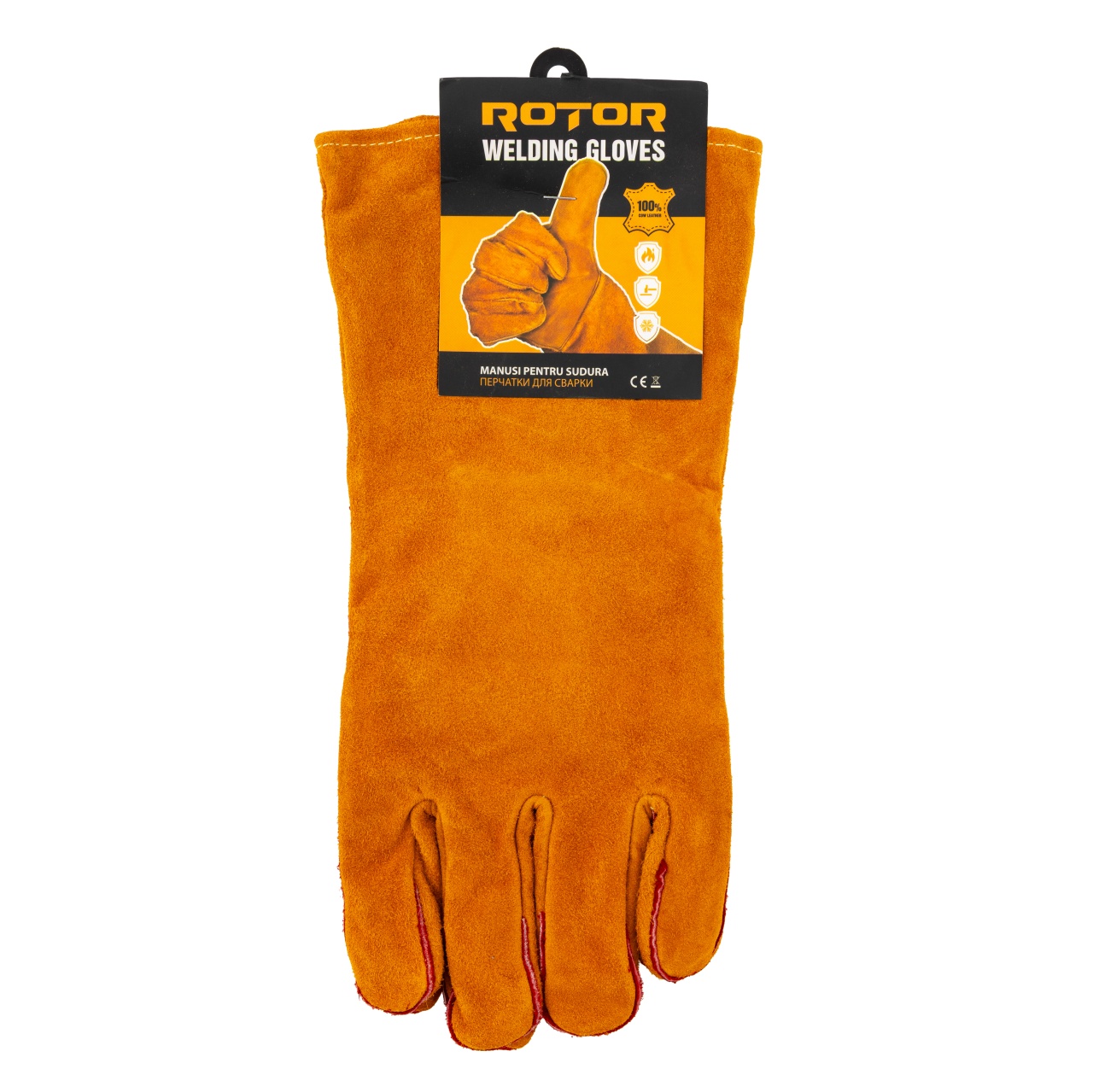 Manusi de sudura, galbene, textile, Rotor Innovative ReliableTools