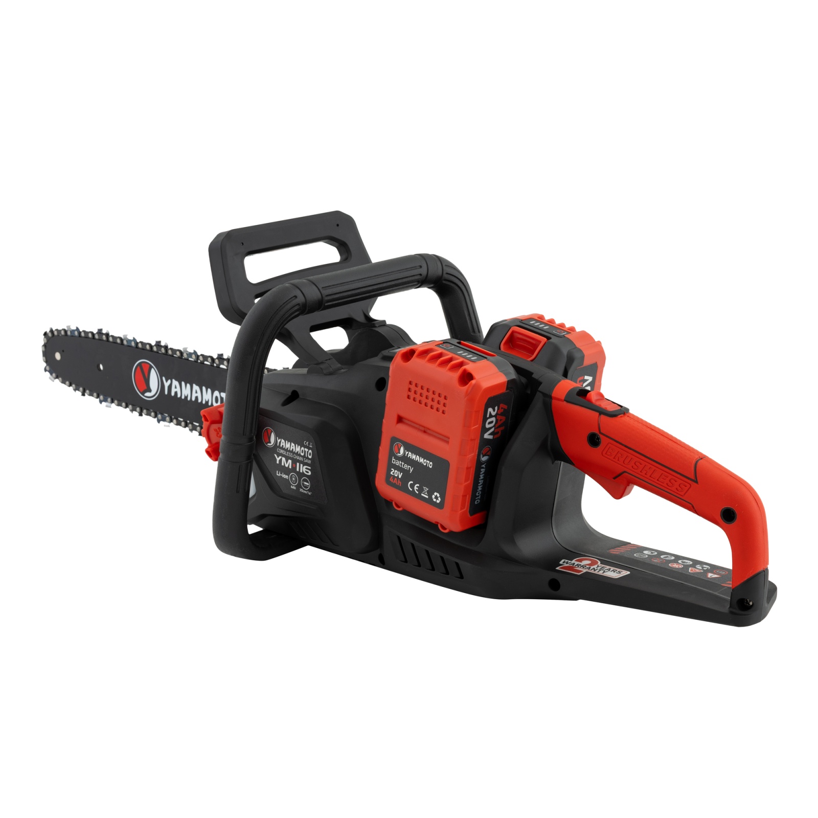YM.116 fierastrau electric cu lant pe acumulator 20V YAMAMOTO Innovative ReliableTools