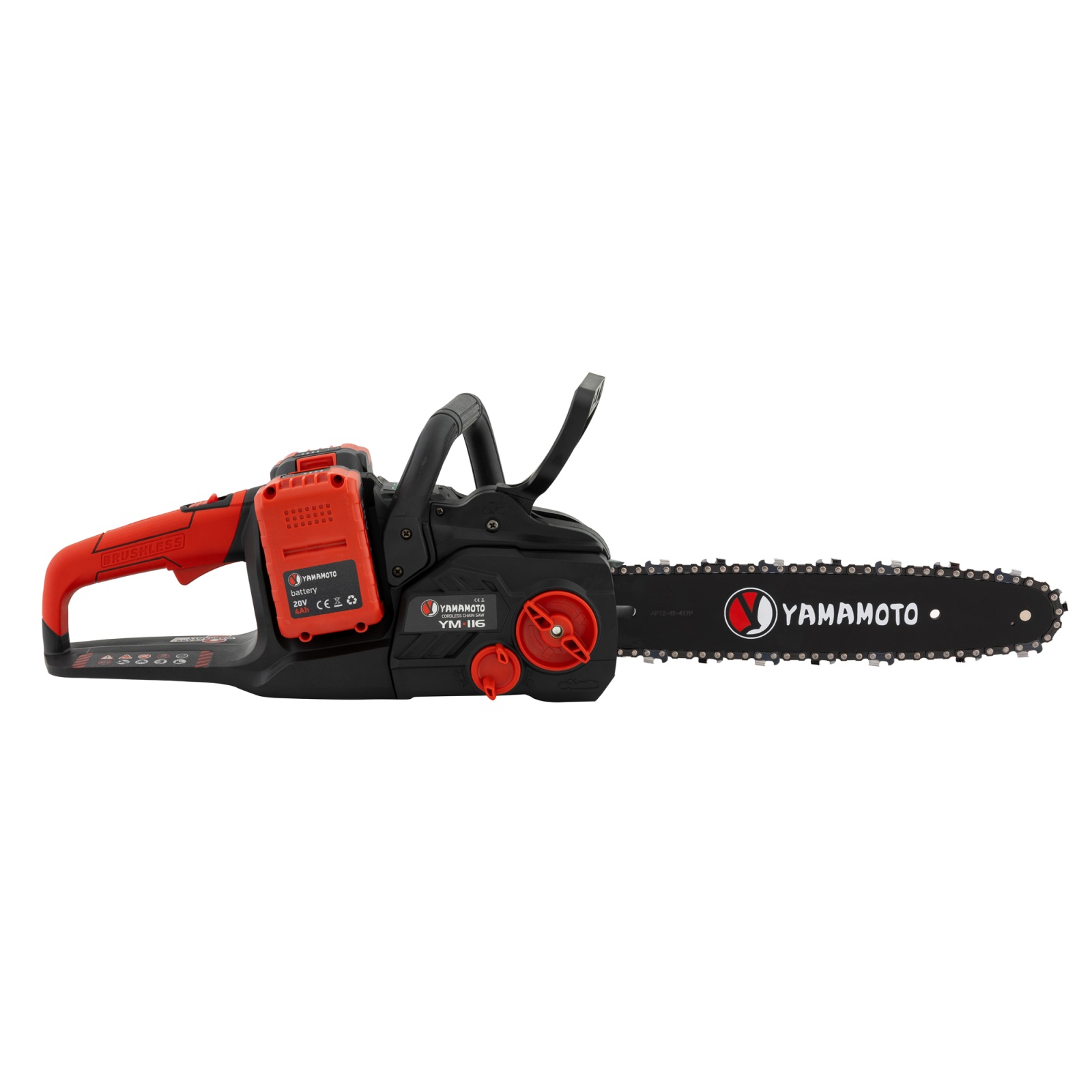 YM.116 fierastrau electric cu lant pe acumulator 20V YAMAMOTO Innovative ReliableTools