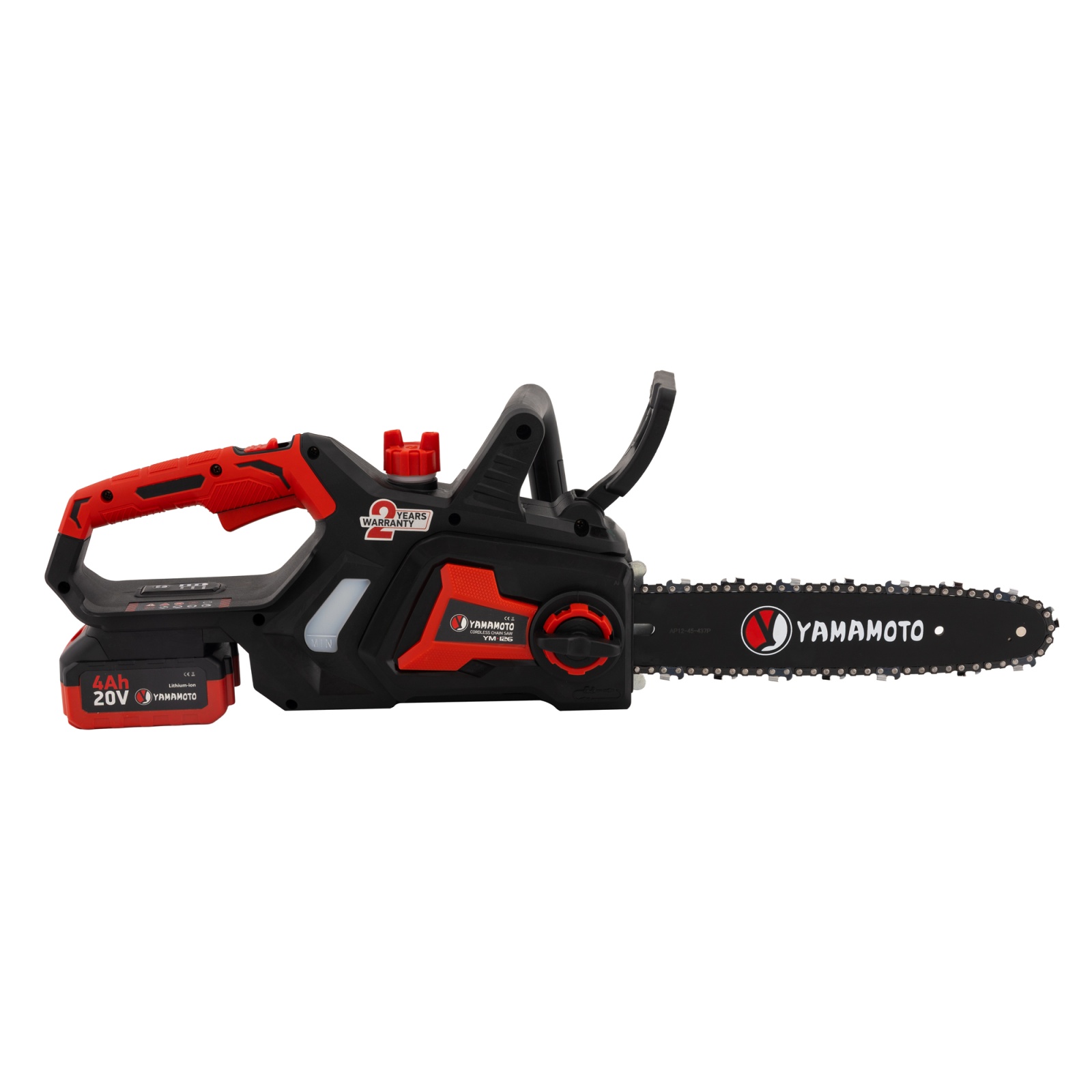 YM.126 fierastrau electric cu lant pe acumulator 20V YAMAMOTO Innovative ReliableTools