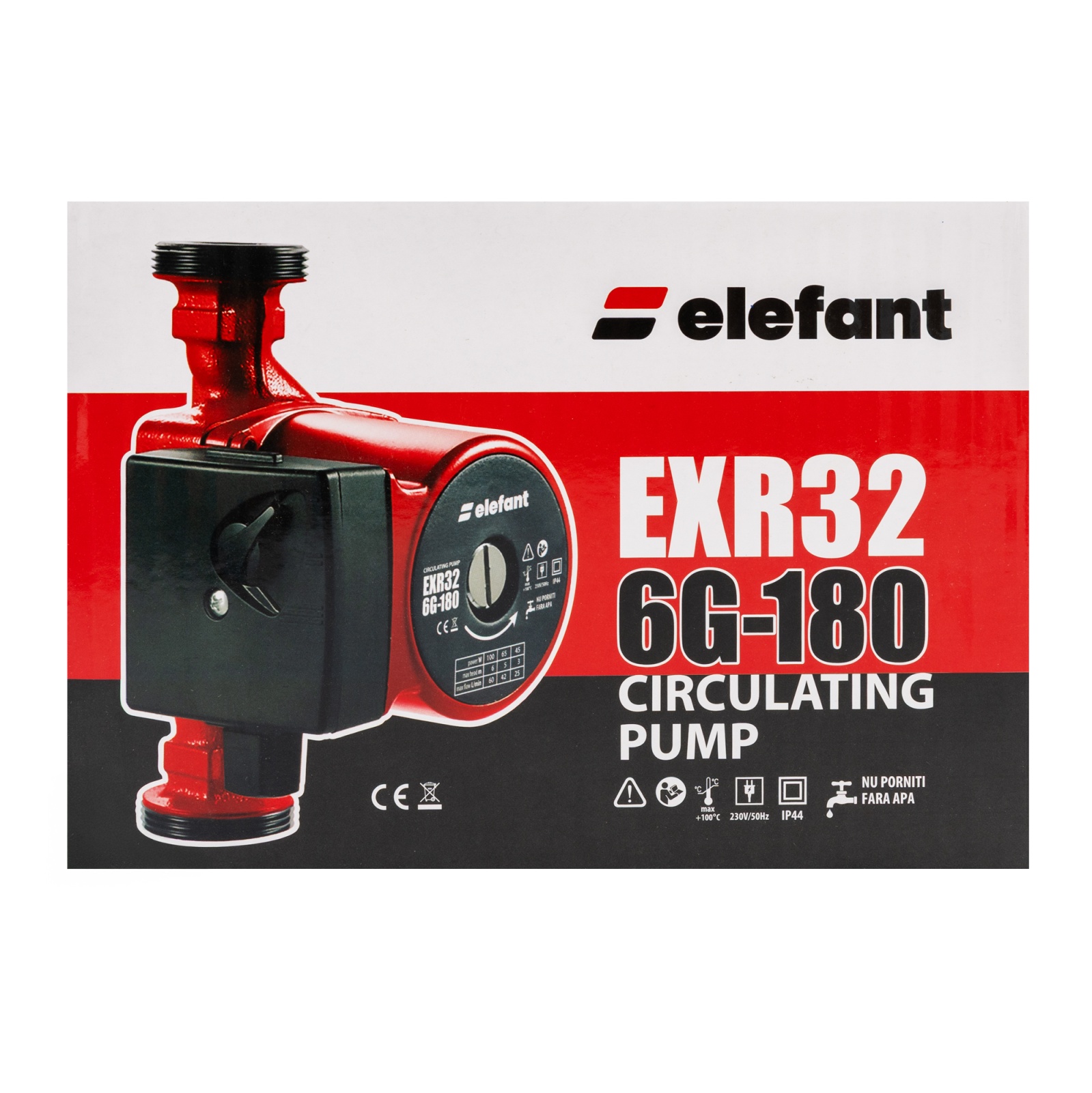 Pompa de recirculare Elefant EXR32 6G-180, 100W Innovative ReliableTools
