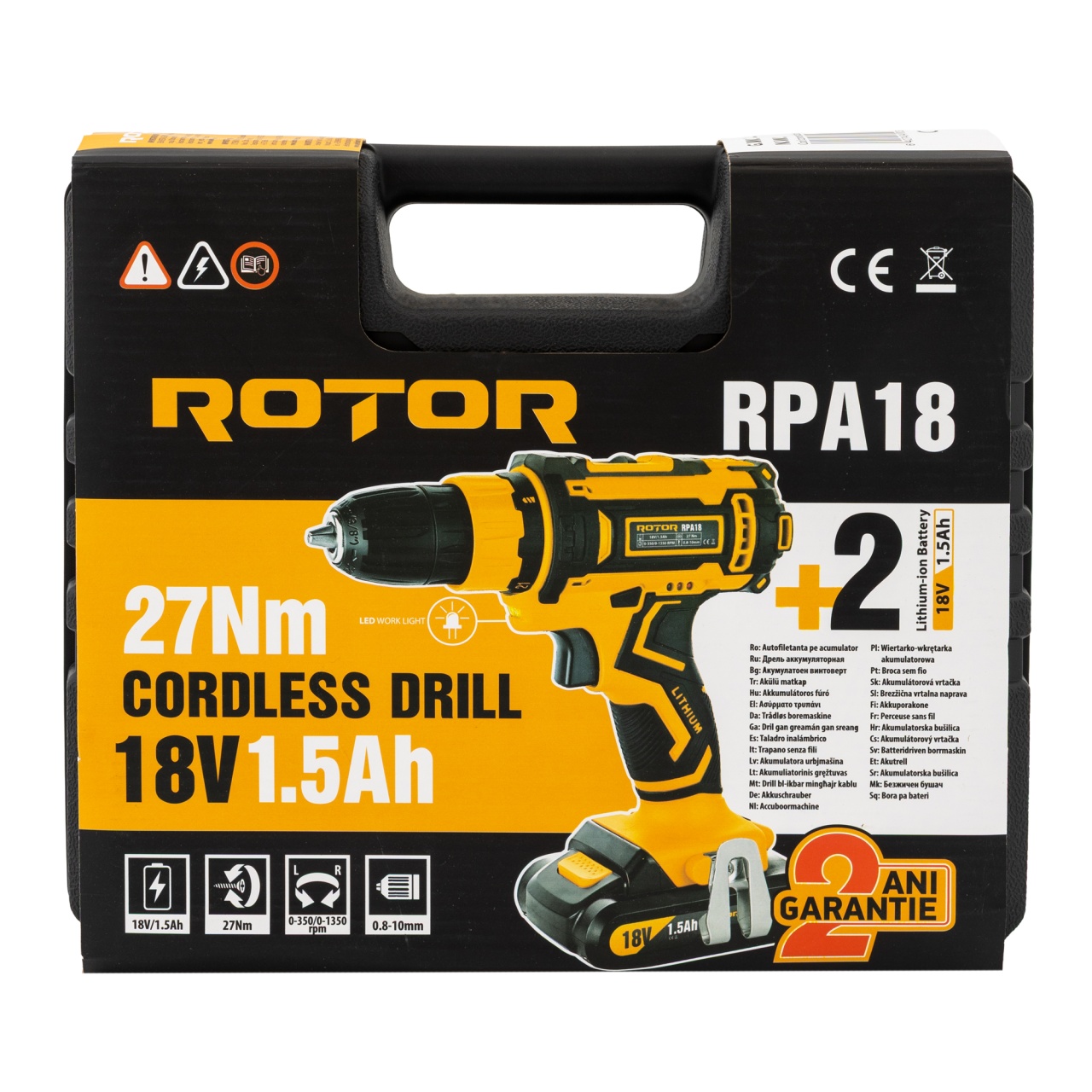 Autofiletanta cu acumulatori , ROTOR RPA18 , 18 V, Cuplu 27 Nm Innovative ReliableTools