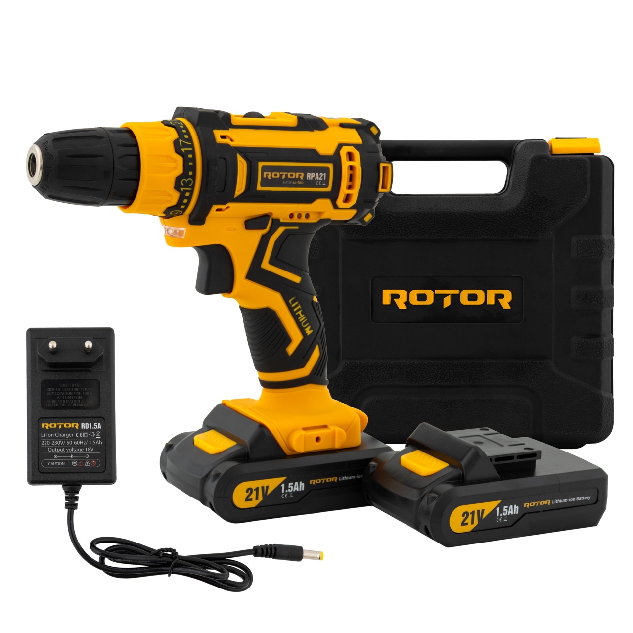 Autofiletanta cu acumulatori , ROTOR RPA21 , 21 V, Cuplu 30 Nm , Innovative ReliableTools