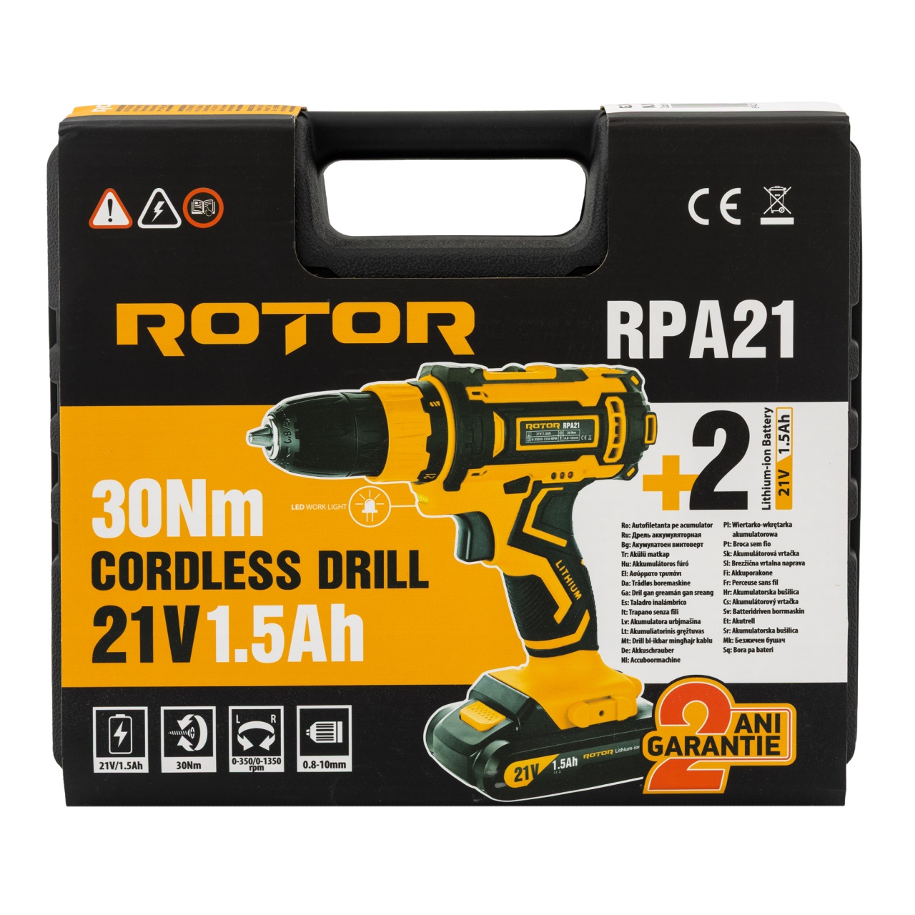 Autofiletanta cu acumulatori , ROTOR RPA21 , 21 V, Cuplu 30 Nm , Innovative ReliableTools