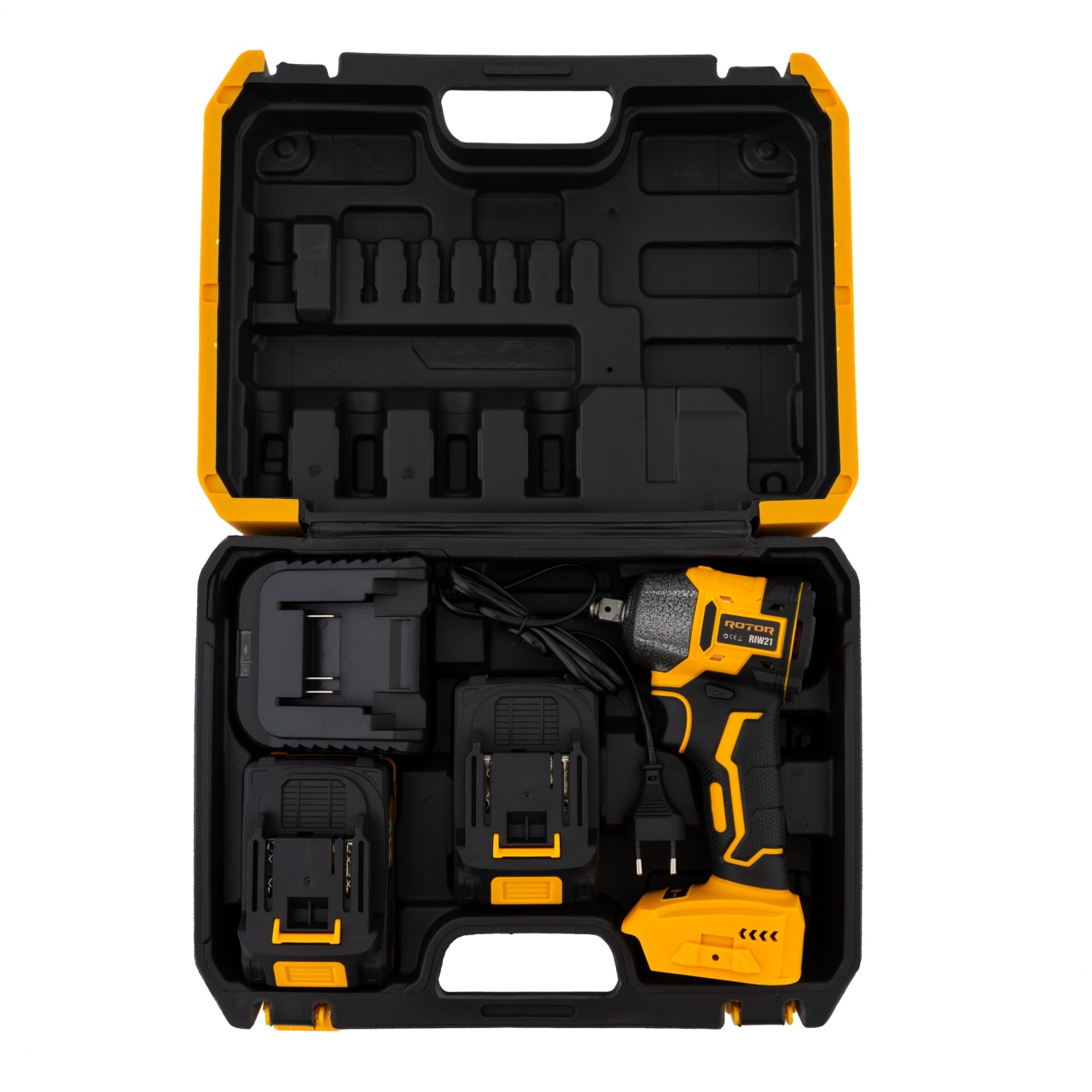 Autofiletanta cu impact pe acumulator ROTOR RIW21, 21 V /3 Ah, 320 Nm 2200 rot/min, 3300 BPM Innovative ReliableTools