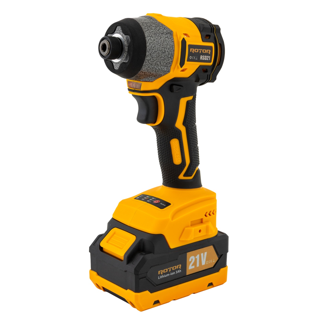 Autofiletanta cu impact pe acumulator ROTOR RSD21, 21 V /3 Ah, 240 Nm,2200 rot/min, 3400 BPM Innovative ReliableTools