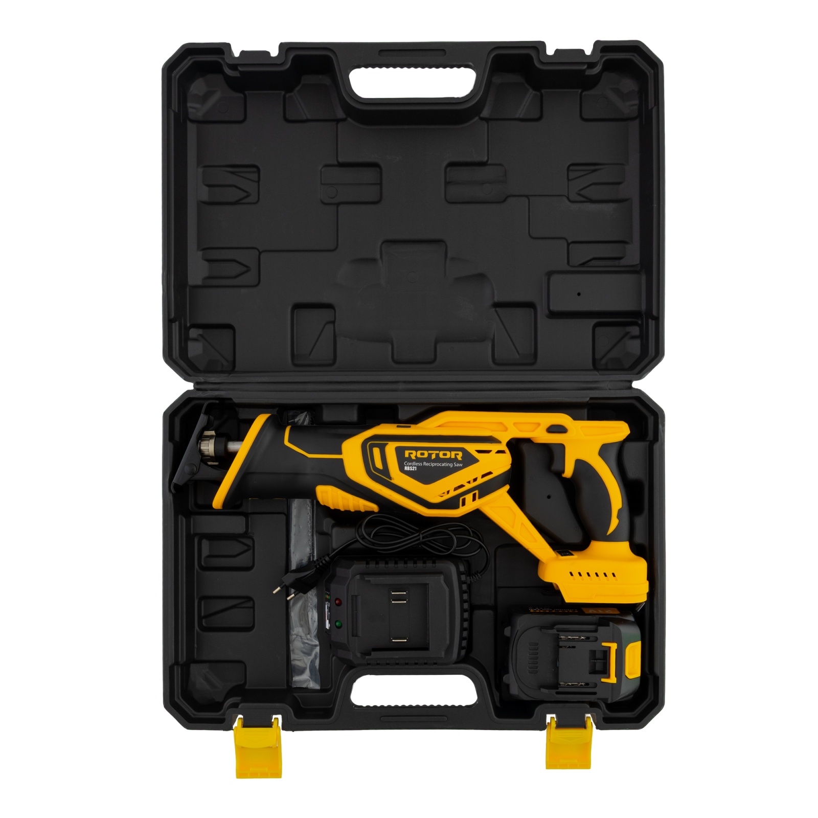 Fierastrau tip sabie cu acumulator ROTOR RBS21, 21 V/3 Ah, 750 W, 2900 rot/min Innovative ReliableTools