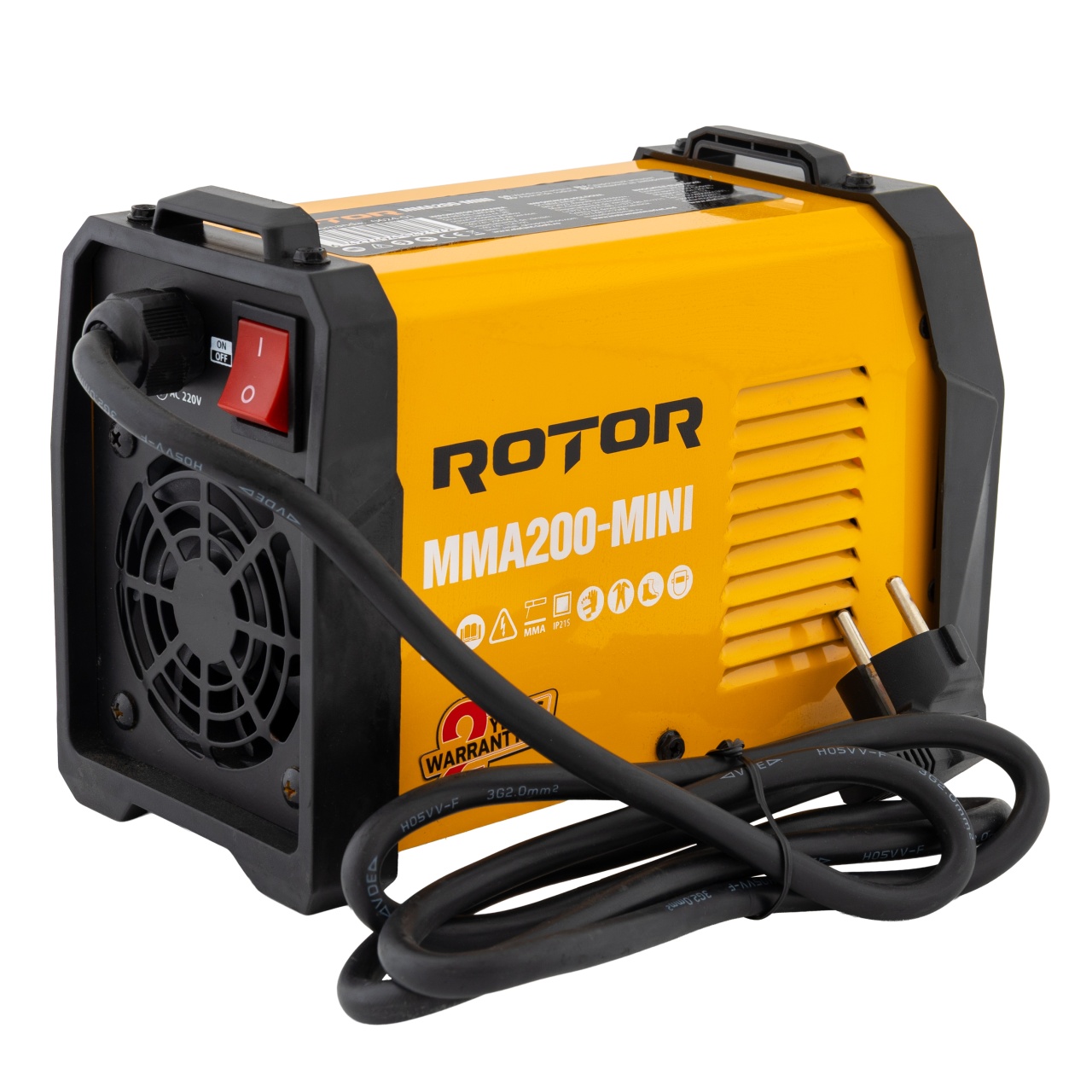 Aparat de sudura LCD Color ROTOR MMA200-MIN, 200 A Innovative ReliableTools
