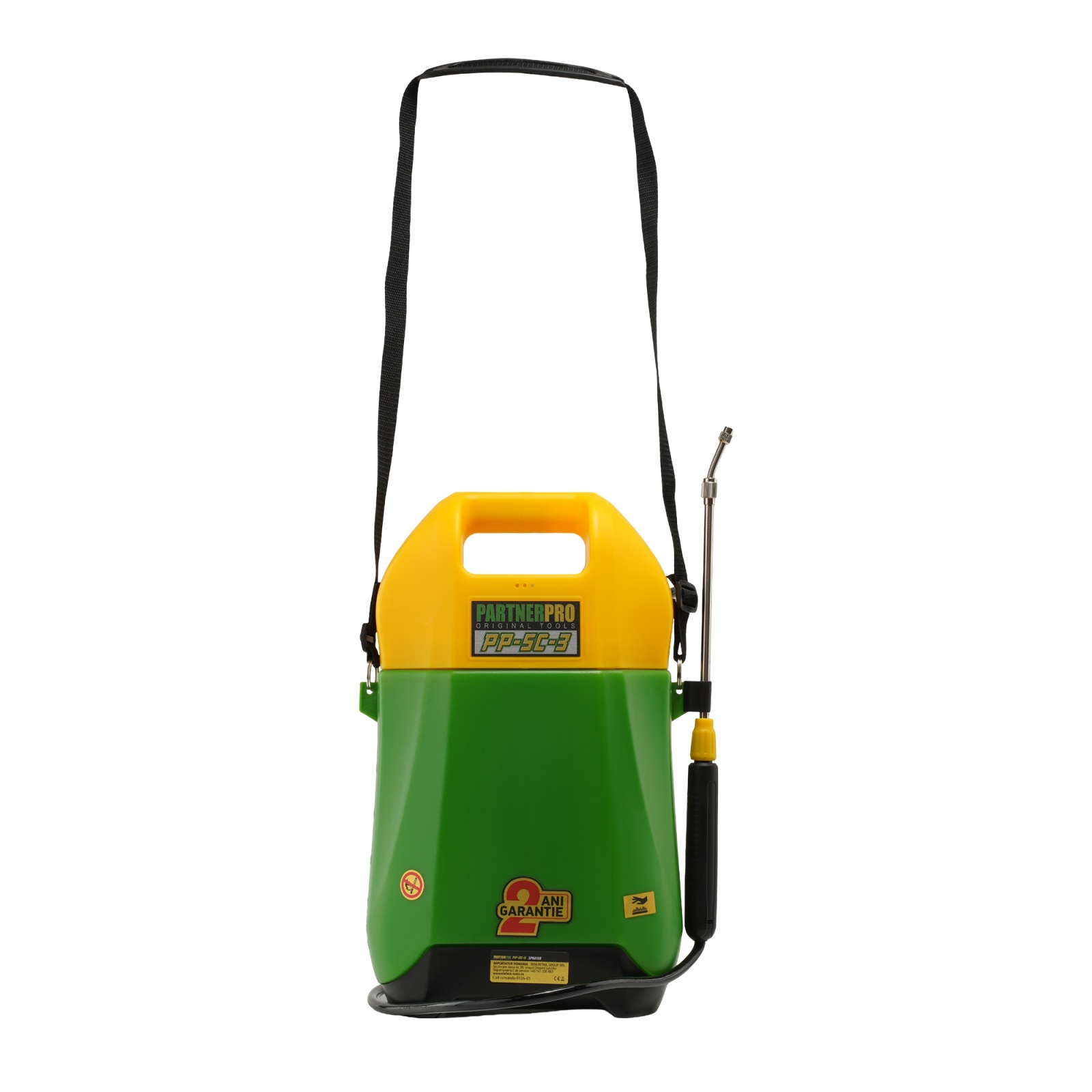 Pompa de stropit cu acumulator 5 L, PartnerPro PP-5C -3 Innovative ReliableTools