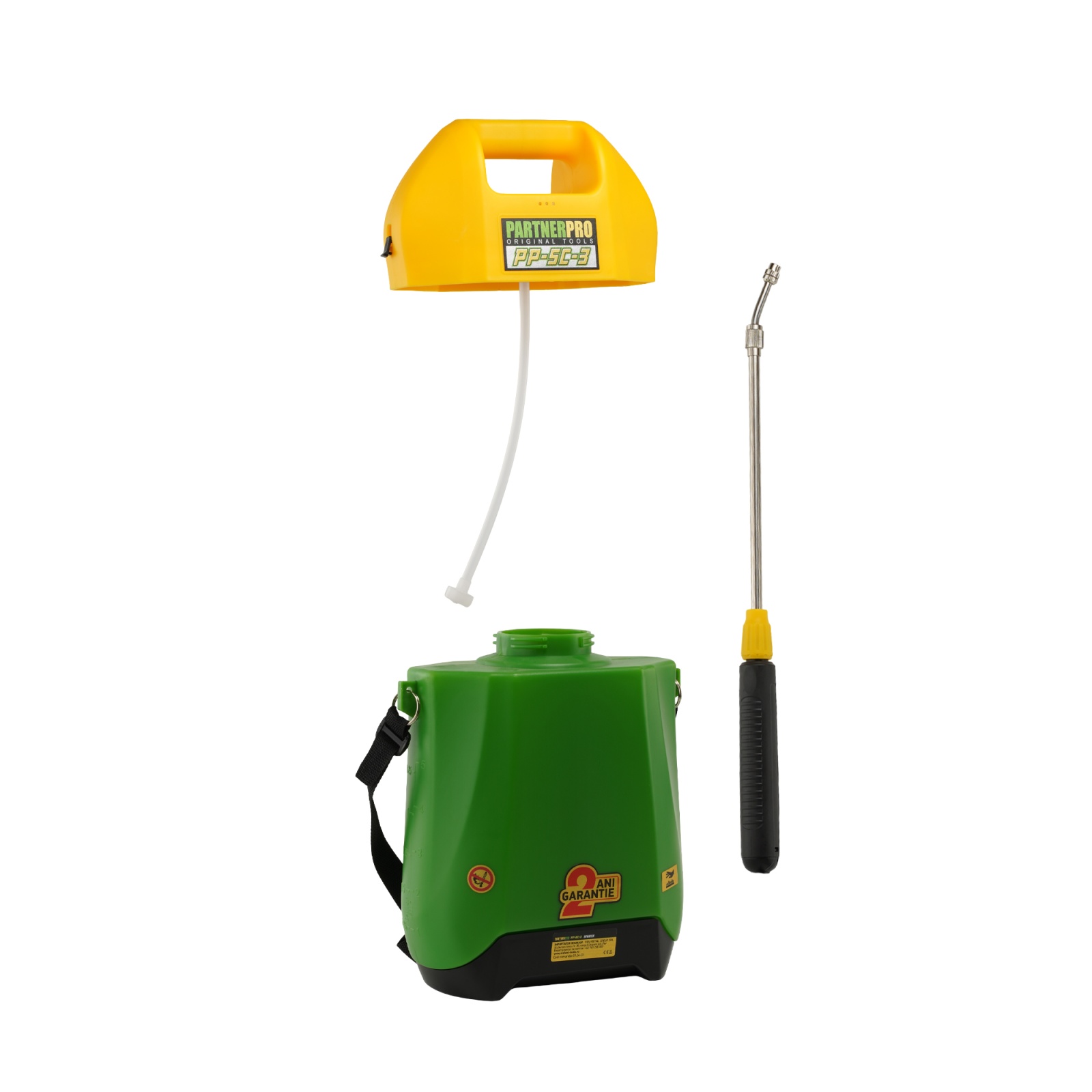 Pompa de stropit cu acumulator 5 L, PartnerPro PP-5C -3 Innovative ReliableTools