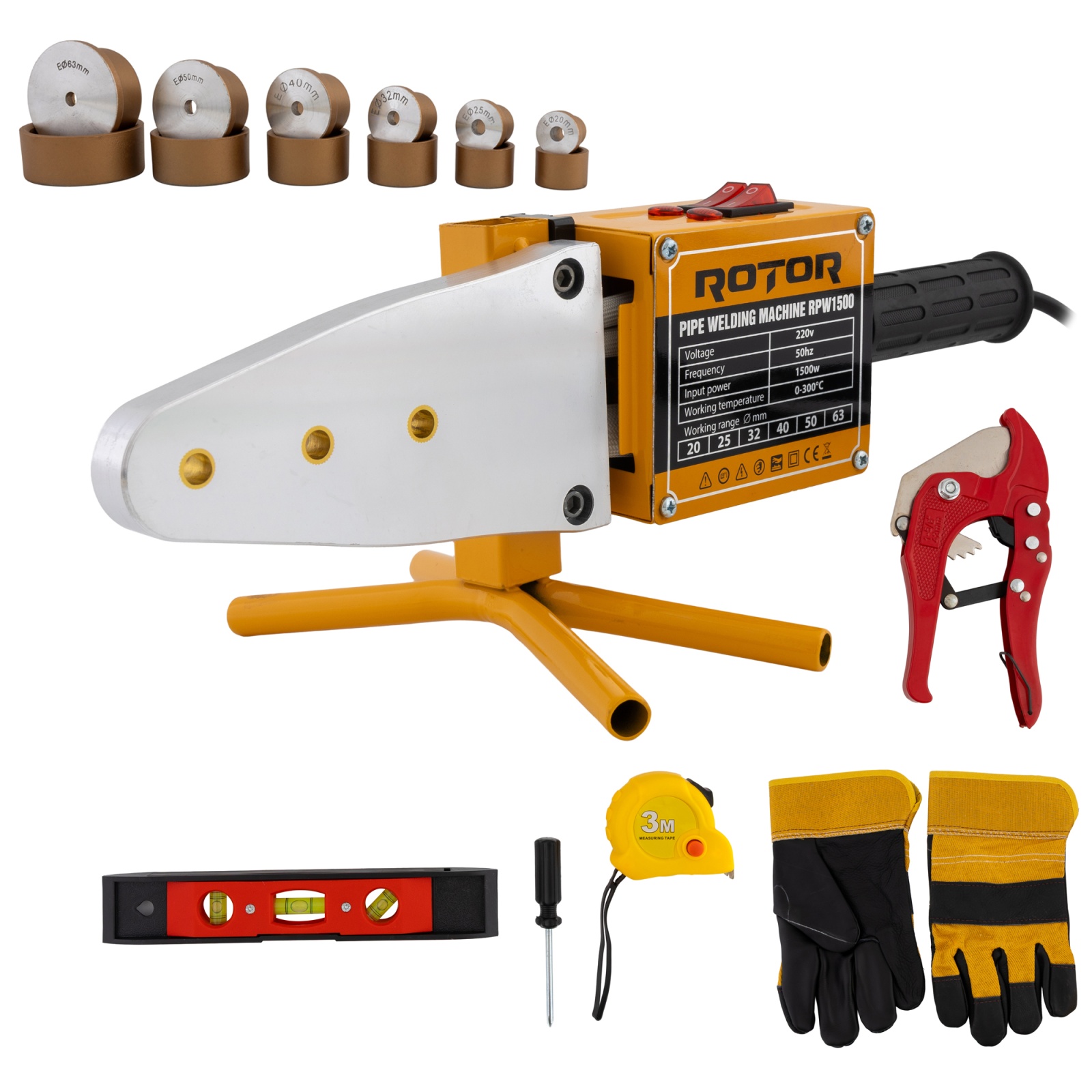 Plita PPR ROTOR RPW1500, 1500 W, 0- 300 °C Innovative ReliableTools