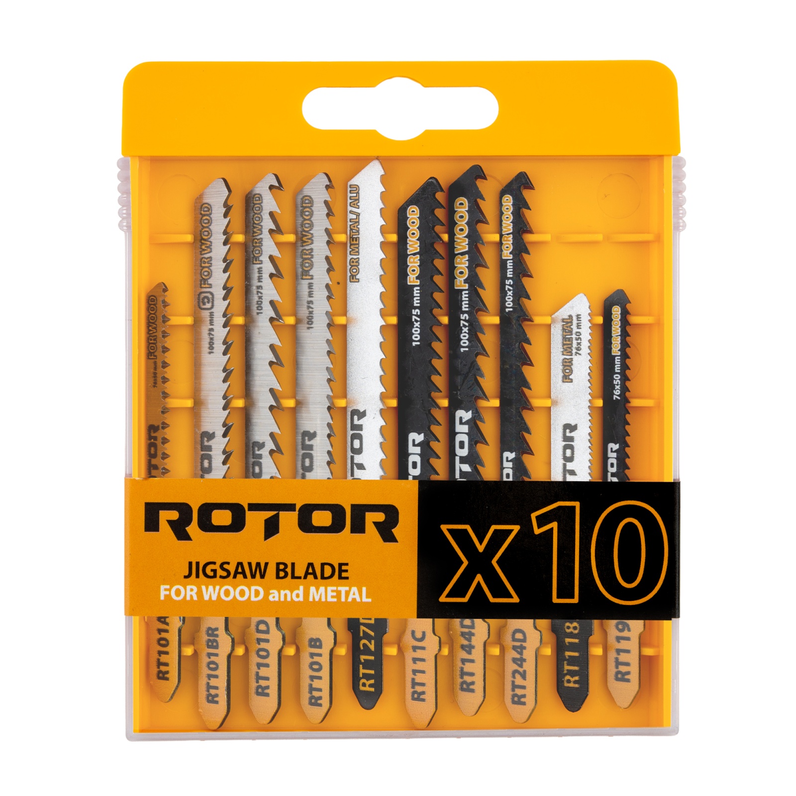 Set 10 Panze fierastrau pendular pentru Lemn/Metal ROTOR RTS1 Innovative ReliableTools