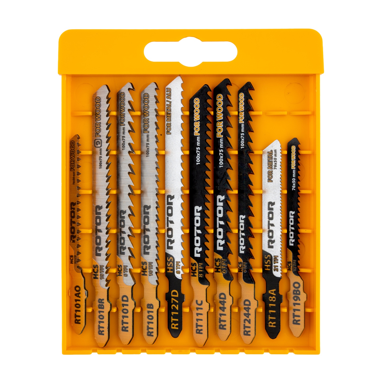 Set 10 Panze fierastrau pendular pentru Lemn/Metal ROTOR RTS1 Innovative ReliableTools