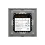 Intrerupator Dublu Wi-Fi cu Touch din Sticla si Rama de Aluminiu LUXION SmartElectro IntelligentHouse