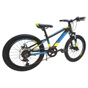 Bicicleta Copii Devron Alaska - 20 Inch, Negru-Albastru Ultimate FactoryBikes