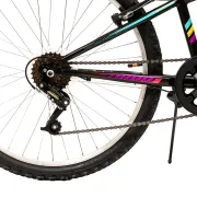 Bicicleta Copii DHS Turbo - 24 Inch, Negru-Roz Ultimate FactoryBikes
