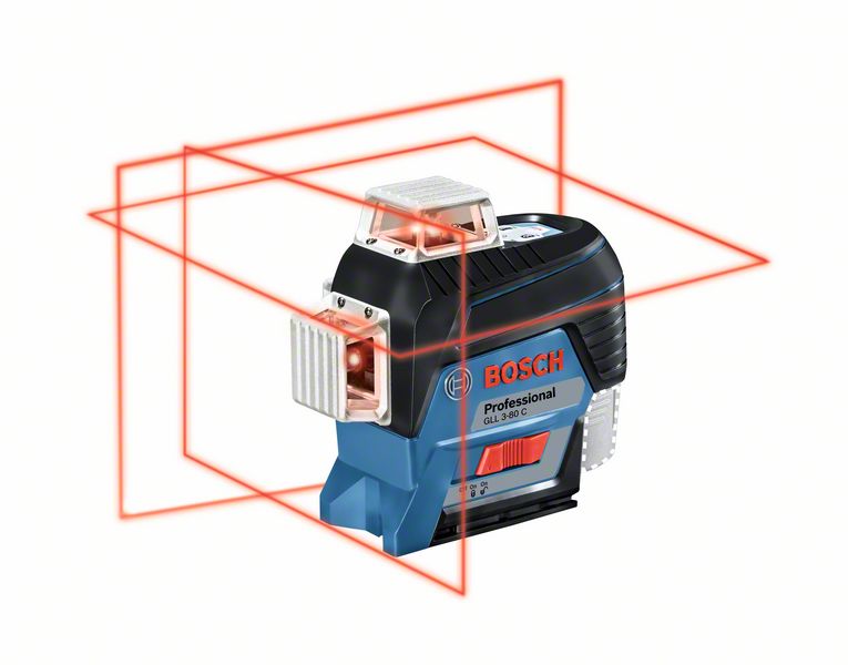 Bosch GLL 3-80 C Nivela laser cu linii, 30m, receptor 120m, precizie 0.2mm/m + BM1 + L-Boxx ProAdvanced PowerfulTools