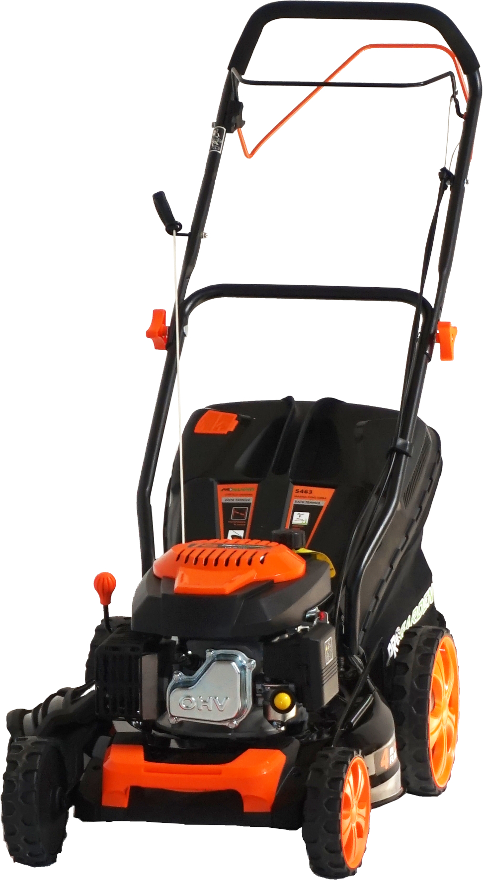 ProGARDEN S463VHY-T masina de tuns gazon, 3.5CP, 460mm, 50L, autopropulsata ProAdvanced PowerfulTools