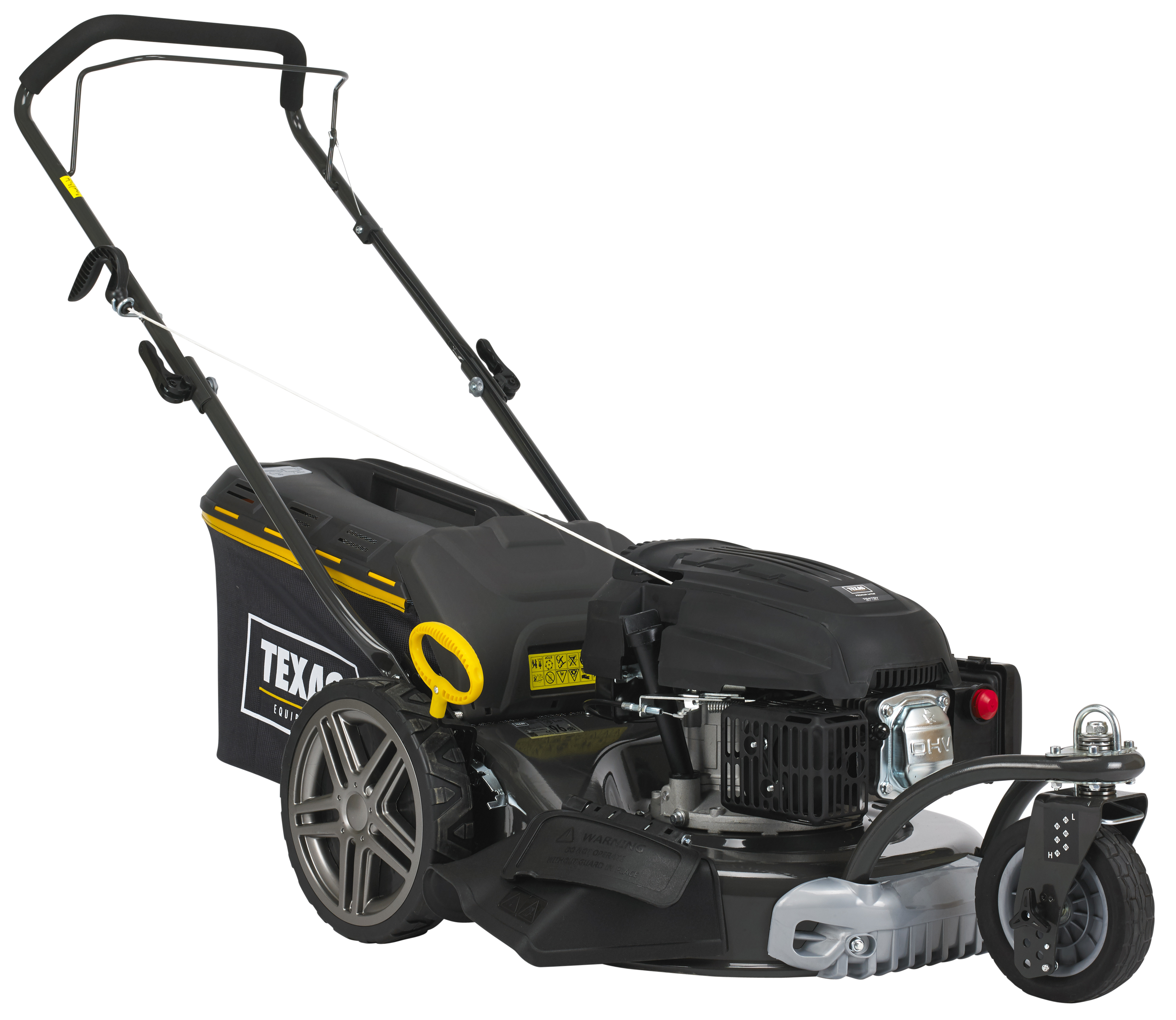 Texas Premium 4675W Masina de tuns gazon, 3CP, latime lucru 46cm, inaltime taiere 25-75mm, 60L, benzina, sfoara, reglaj central ProAdvanced PowerfulTools