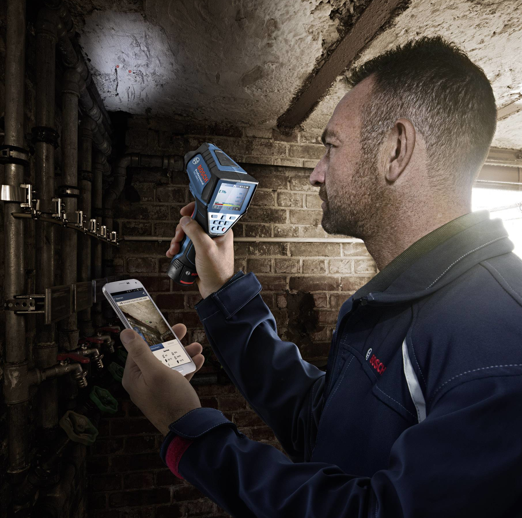 Bosch GIS 1000C (solo) Termodetector -40C/+1000C, precizie 2% fara acumulator in set ProAdvanced PowerfulTools