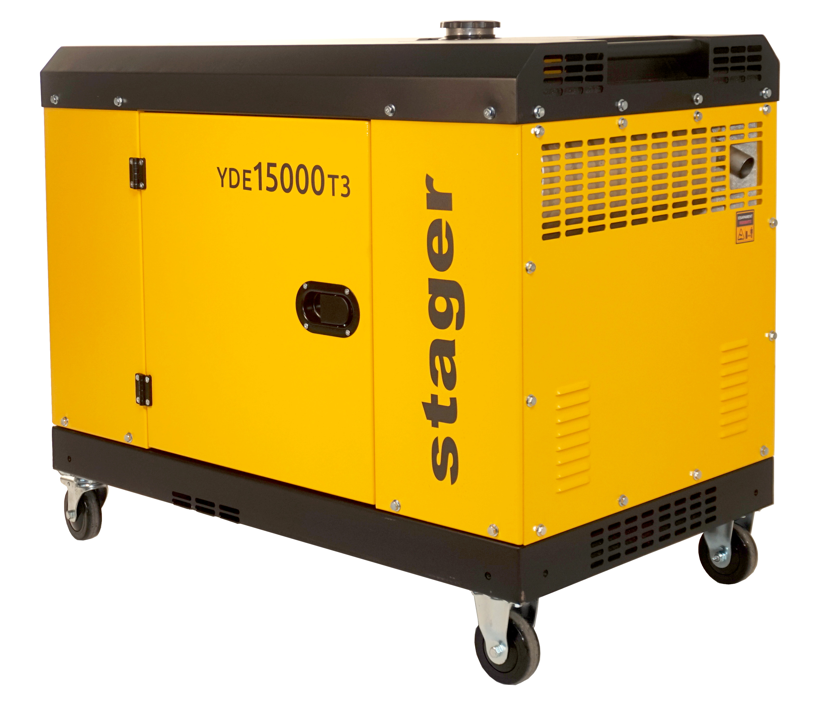 Stager YDE15000T3 Generator insonorizat 14kVA, 19A, 3000rpm, trifazat, diesel, pornire electrica ProAdvanced PowerfulTools