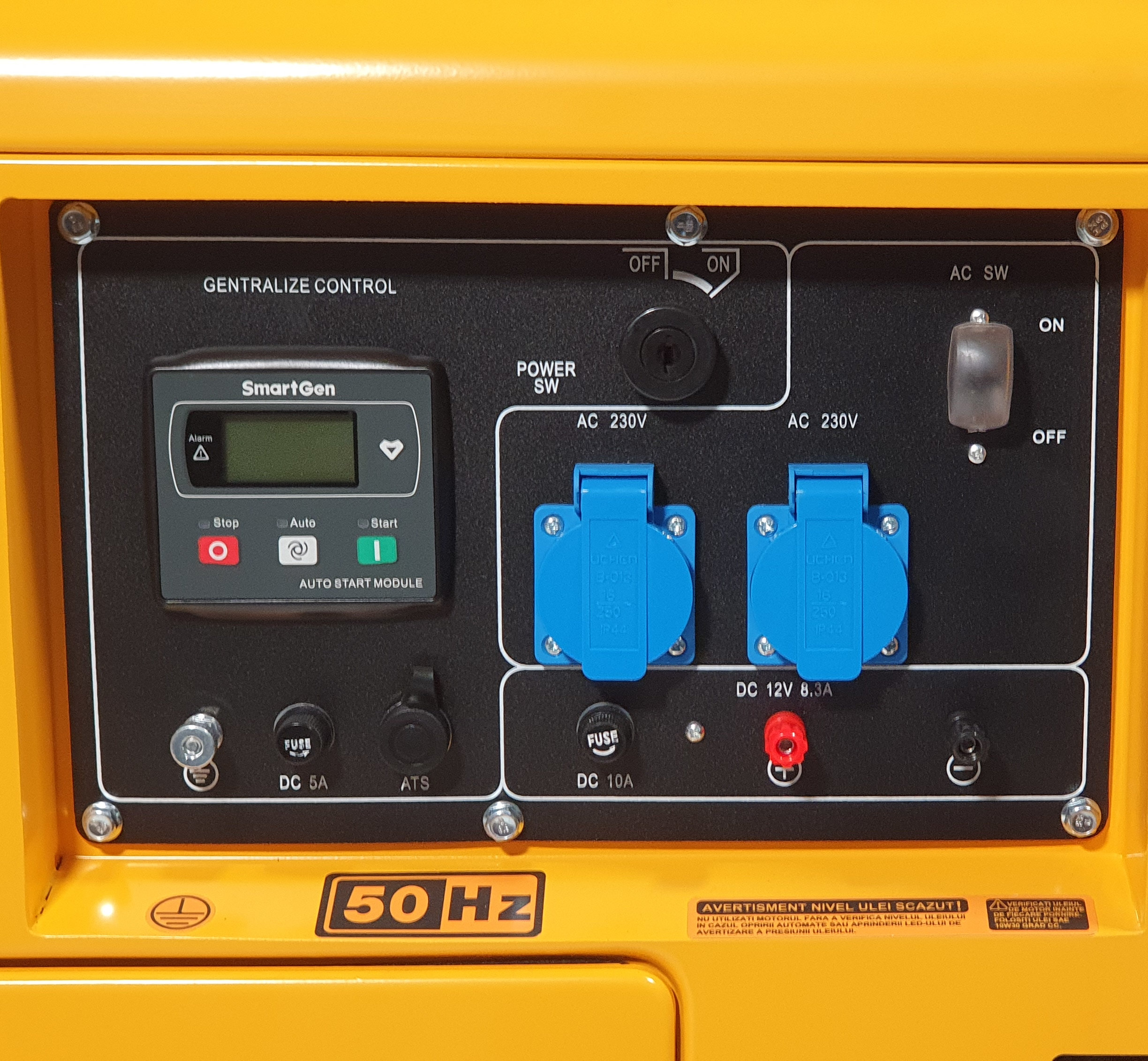 Stager YDE7000TD Generator insonorizat 5kVA, 20A, 3000rpm, monofazat, diesel, pornire electrica ProAdvanced PowerfulTools