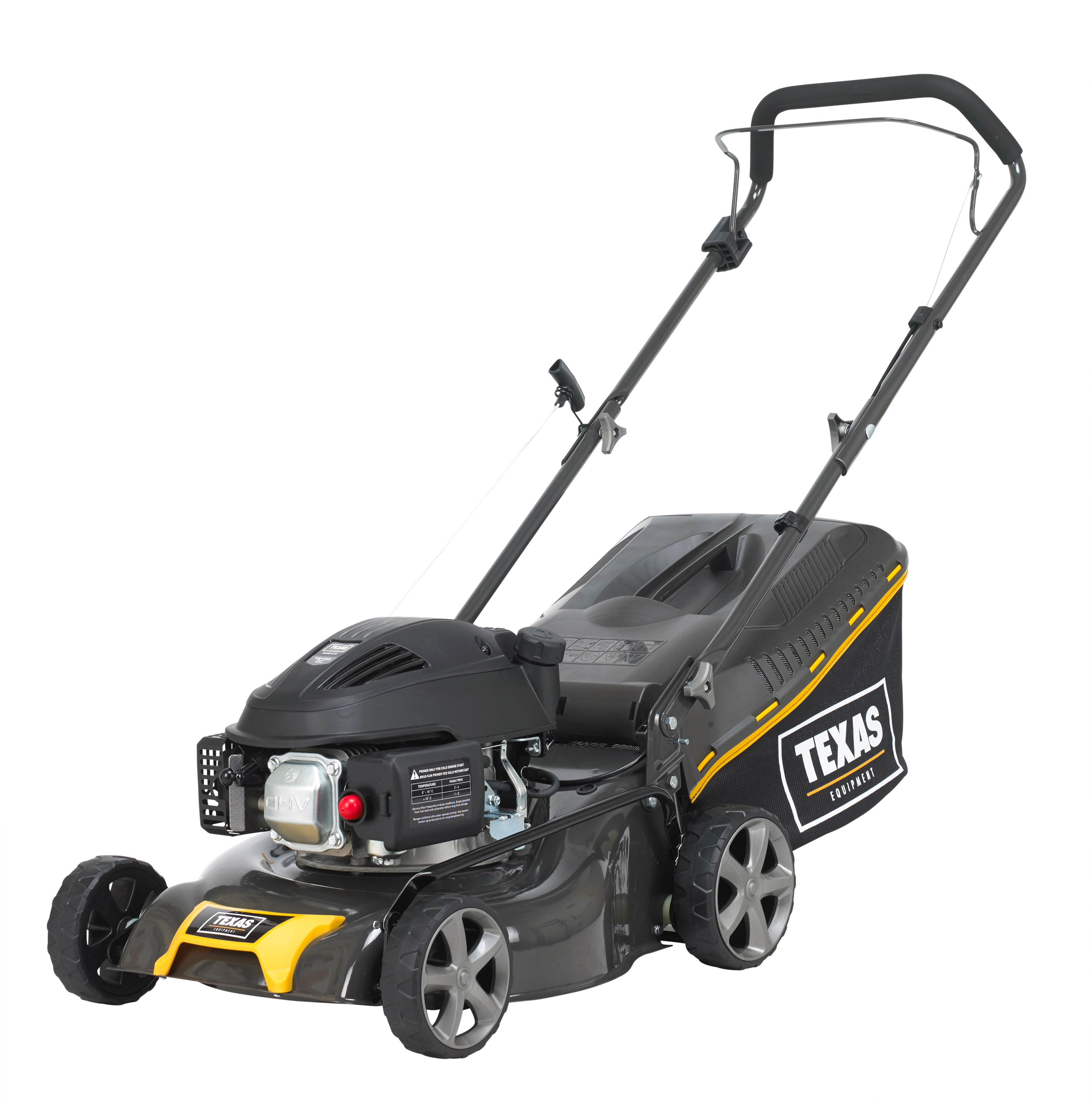Texas Razor 4210 masina de tuns gazonul, benzina, 1.2kW, latime taiere 42cm, reglaj central 6 trepte, sac 45 litri ProAdvanced PowerfulTools
