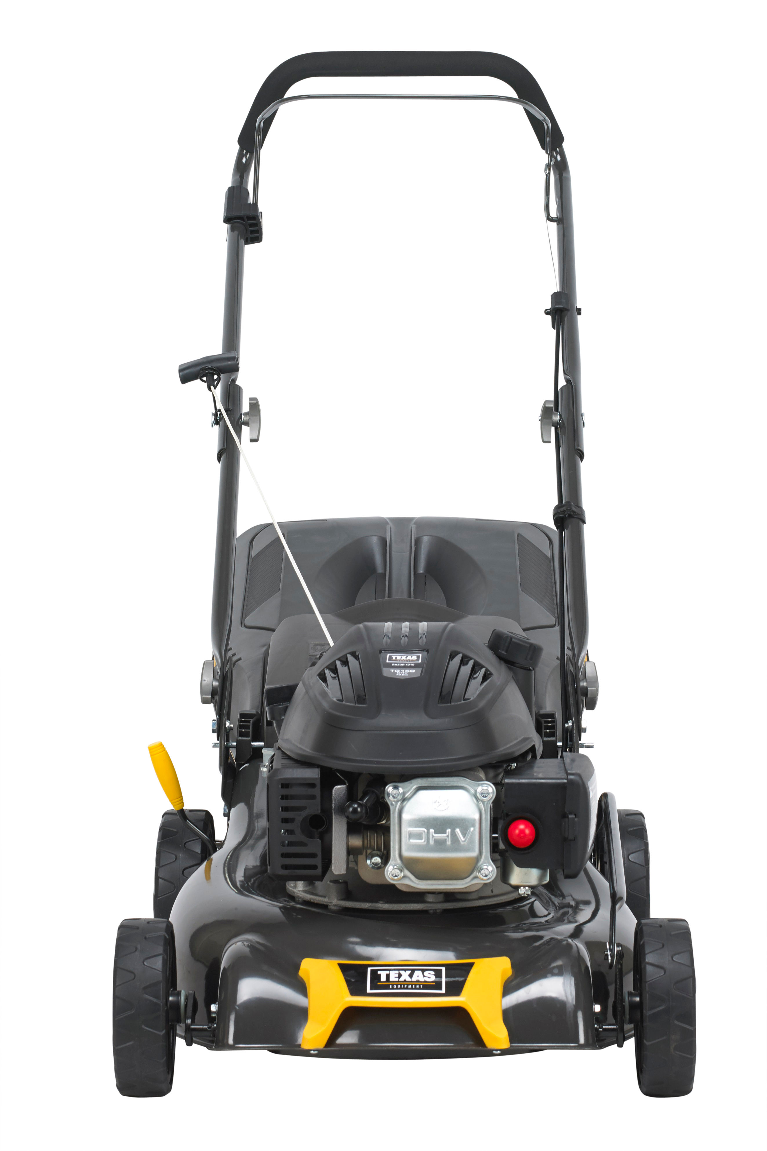 Texas Razor 4210 masina de tuns gazonul, benzina, 1.2kW, latime taiere 42cm, reglaj central 6 trepte, sac 45 litri ProAdvanced PowerfulTools