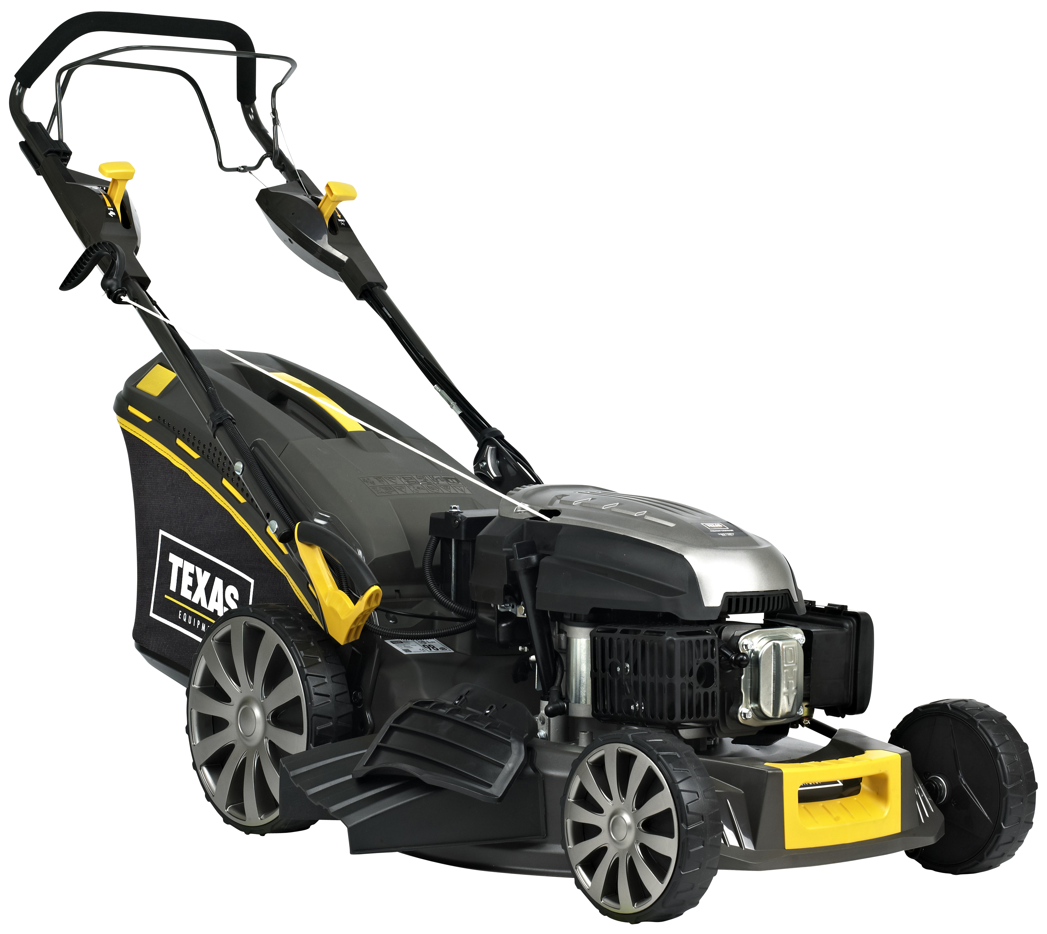 Texas Premium 5370TR/WE, masina de tuns gazonul, benzina, autopropulsie, motor TG670EV 196cc, E-start, 4in1 ProAdvanced PowerfulTools