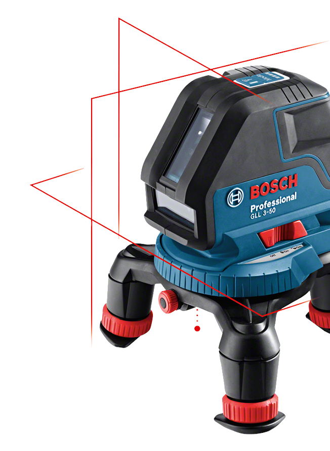 Bosch GLL 3-50 Nivela laser cu linii + stativ BS150 Professional ProAdvanced PowerfulTools