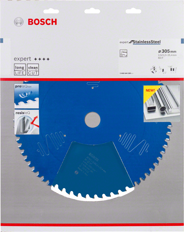 Bosch Panza ferastrau circular Expert for Stainless Steel, 305x25.4x2.5mm, 60T ProAdvanced PowerfulTools