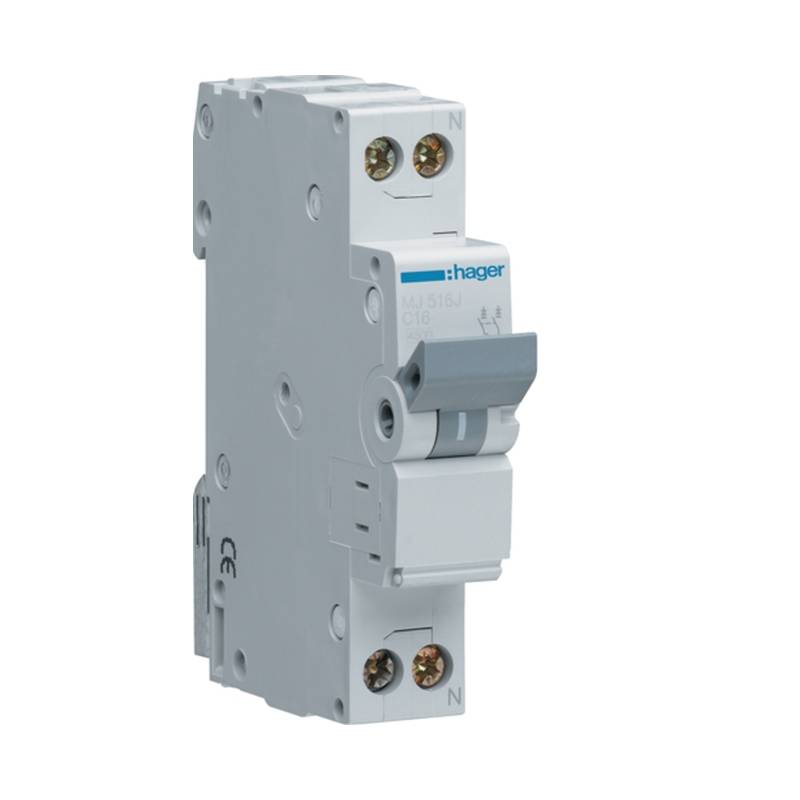 Hager MJ540J Siguranta 40A, 1P+N, 4.5kA ProAdvanced PowerfulTools