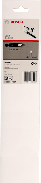 Bosch Sina de ghidare pentru Rail GAC 250, 334x5x60mm ProAdvanced PowerfulTools