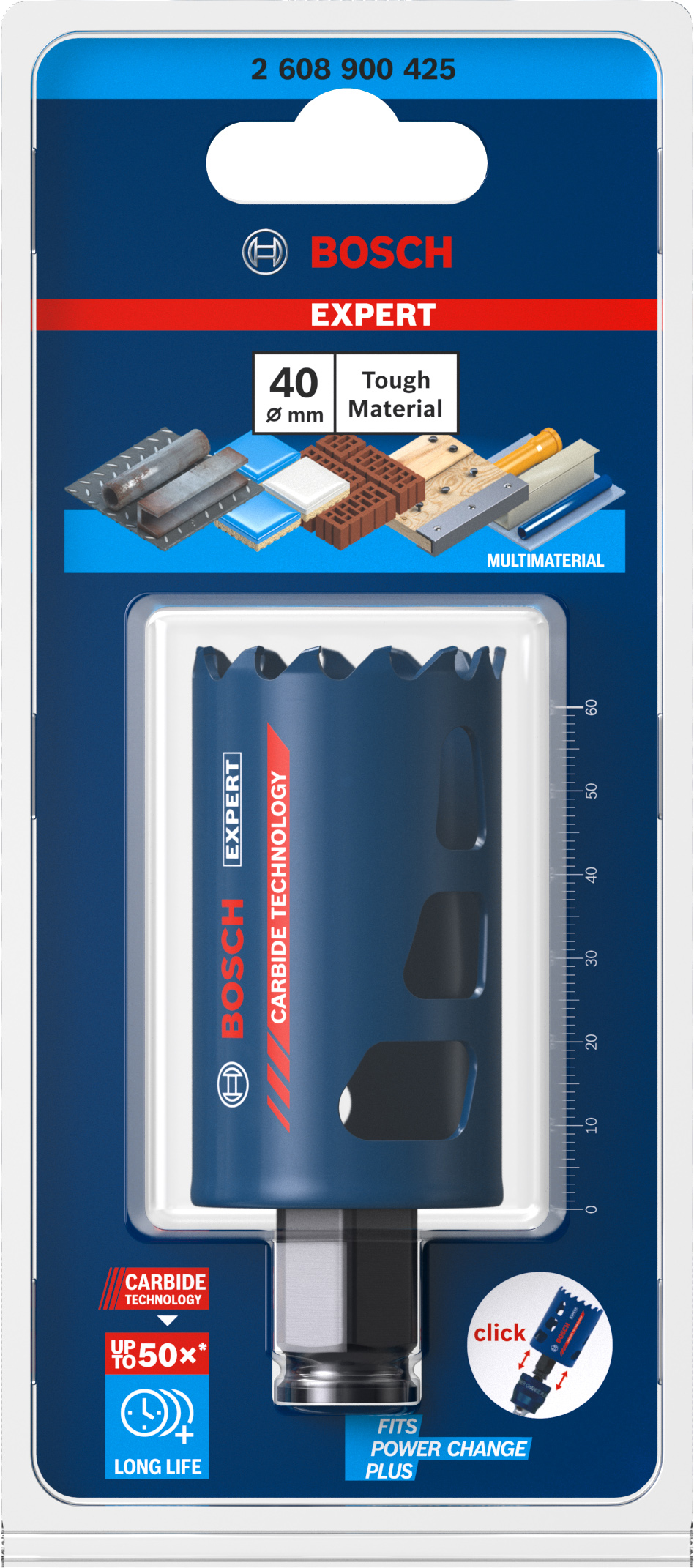 Bosch Carota Expert Tough Material 40x60mm ProAdvanced PowerfulTools