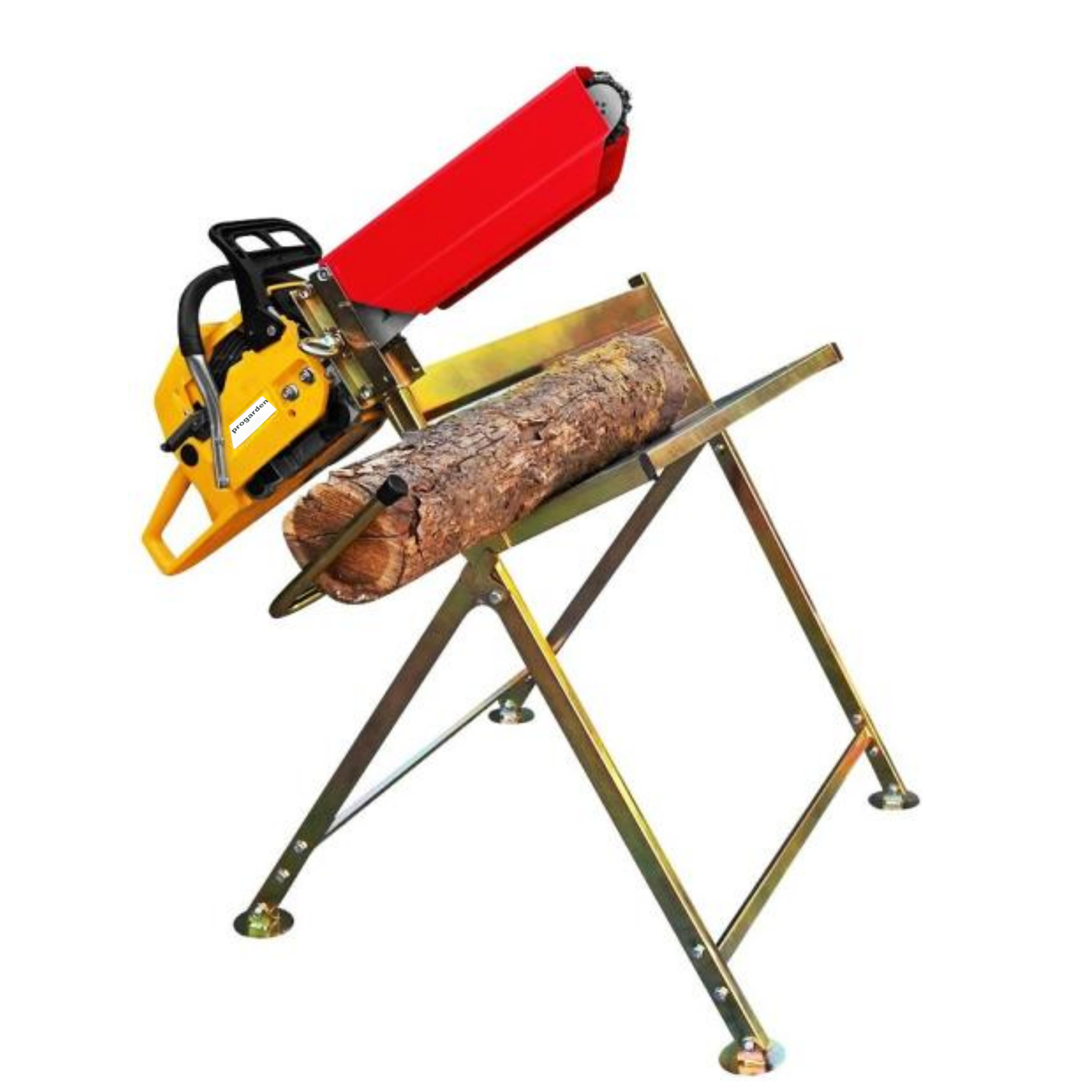 ProGARDEN MF3040P Motoferastrau 400mm, 3CP, benzina 2t, 51cmc + Capra taiat lemne cu suport + Cadou lama si lant ProAdvanced PowerfulTools
